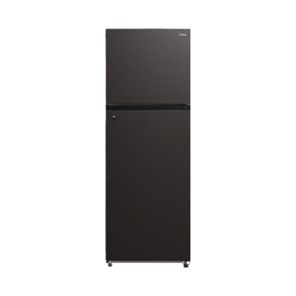 Midea 173L Jazz Black Double Door Top Freezer Refrigerator [MDRT237FGG28]