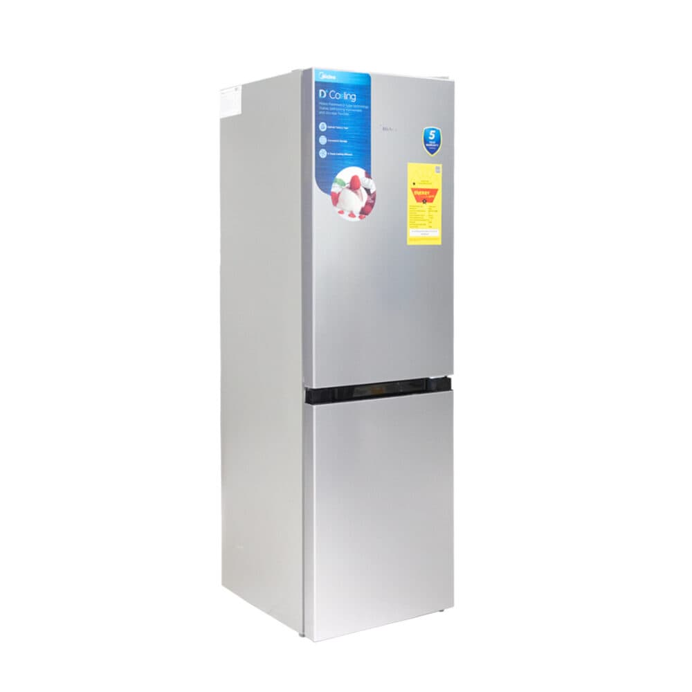 Midea 174L Double Door Bottom Freezer Refrigerator [MDRT241FTGN50]
